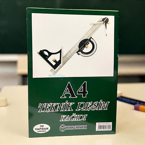 Bayındır Teknik Resim Defteri Dik A4 30 Yaprak