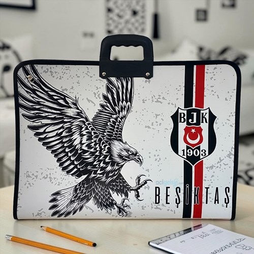 Beşiktaş Lisanslı 38 X 55 Cm Proje Ve Resim Çantası