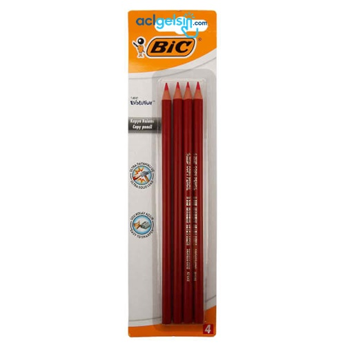 Bic Evolution 4 Lü Kırmızı Kopya Kalemi