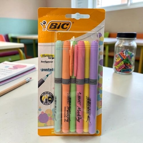 Bic Fosforlu Kalem 6lı Pastel Renk 994379