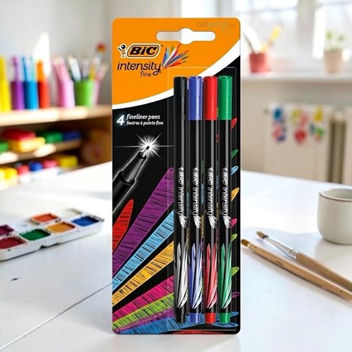 Bic İntensity Fine 4 Lü Blister Klasik 942082