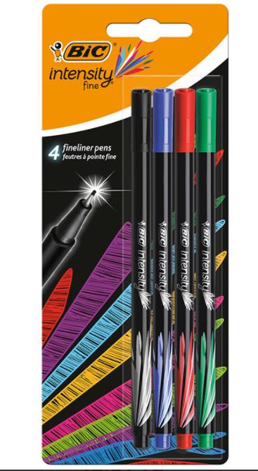 Bic İntensity Fine 4 Lü Blister Klasik 942082