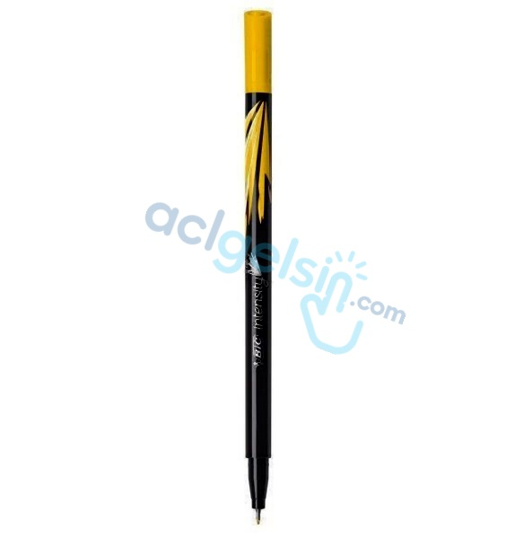 Bic İntensity Fineliner Kalem Koyu Sarı