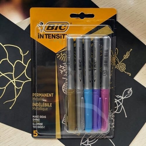 Bic İntensity Metalik Permanent Markör 5li