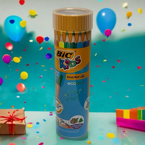 Bic Kids Evolutıon Üçgen Jumbo Kuru Boya Kalemi 12 Renk