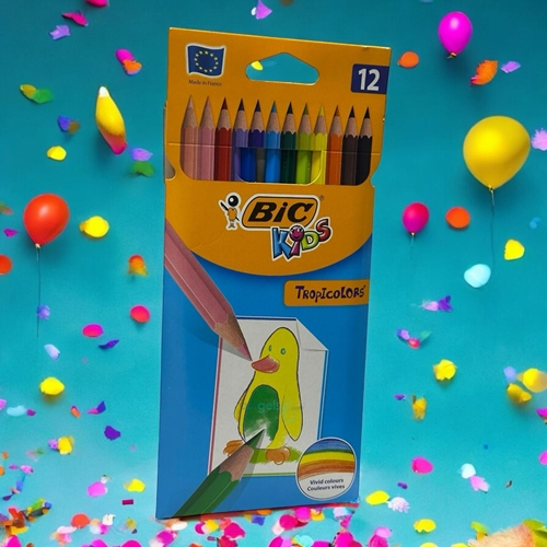 Bic Kids Tropicolors Kuru Boya Tam Boy 12 Renk