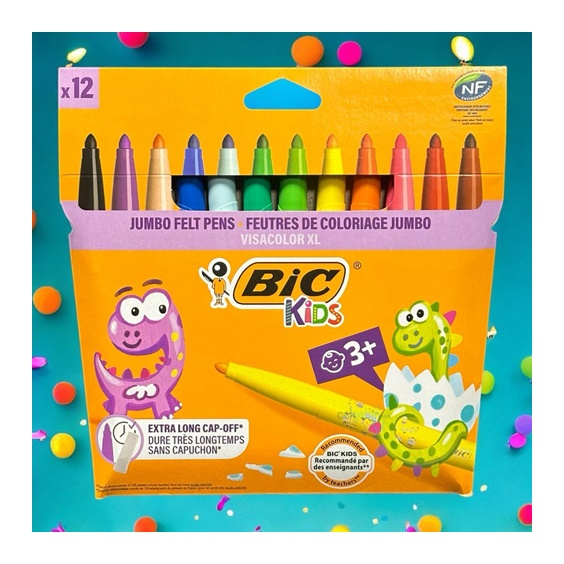 Bic Kids Visacolor Xl Jumbo Keçeli Kalem 12li