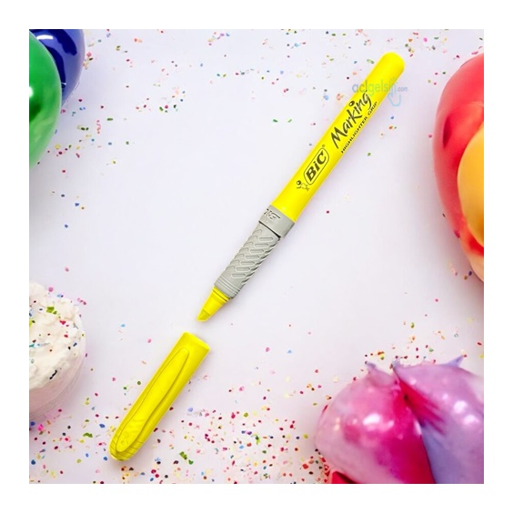 Bic Marking Highlighter Grip Fosforlu Kalem Sarı