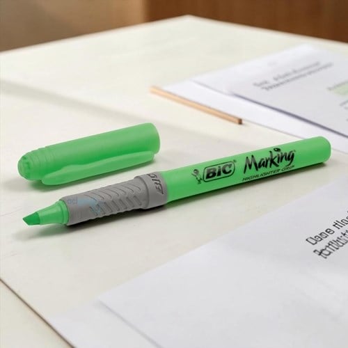 Bic Marking Highlighter Grip Fosforlu Kalem Yeşil