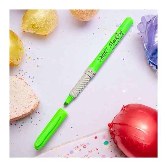 Bic Marking Highlighter Grip Fosforlu Kalem Yeşil
