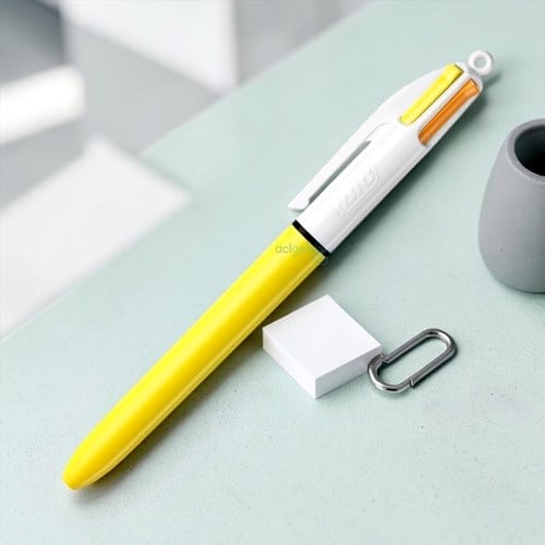 Bic Sun 4 Renk Tükenmez Kalem Sarı Gövde