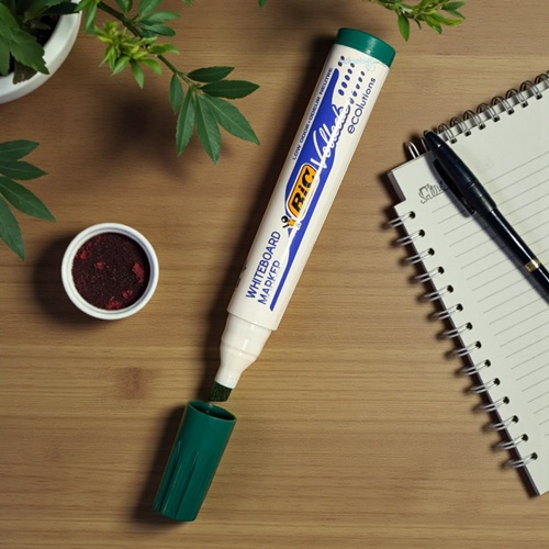 Bic Velleda Kesik Uç Beyaz Tahta Kalemi Yeşil