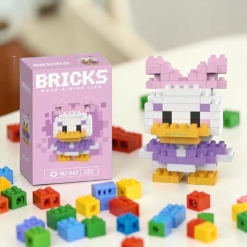 Bricks Daisy Duck Karakter Figürü Lego Yapı Oyuncakları