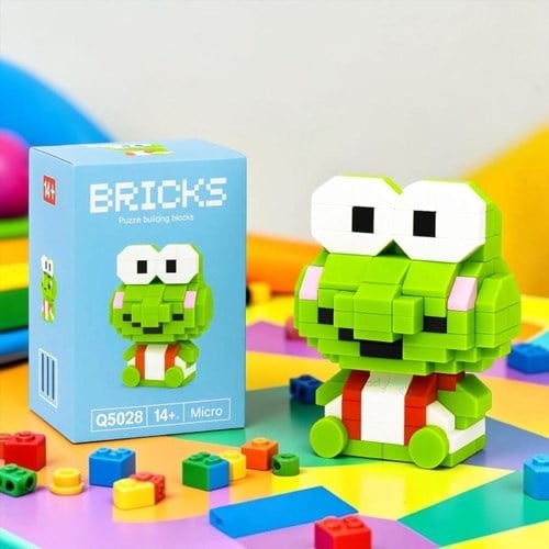 Bricks Keroppi Karakter Figürü Lego Yapı Oyuncakları