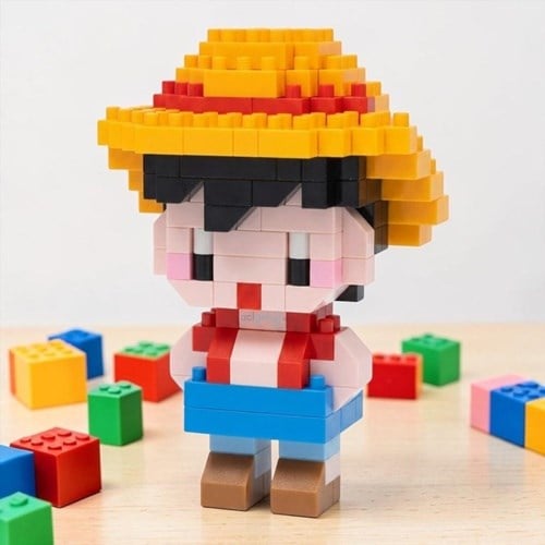Bricks One Piece Karakter Figürü Lego Yapı Oyuncakları