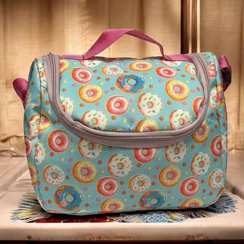 Brons Beslenme Çantası Oval Desenli