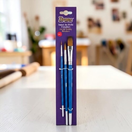 Brons Fırça Blister Set 1