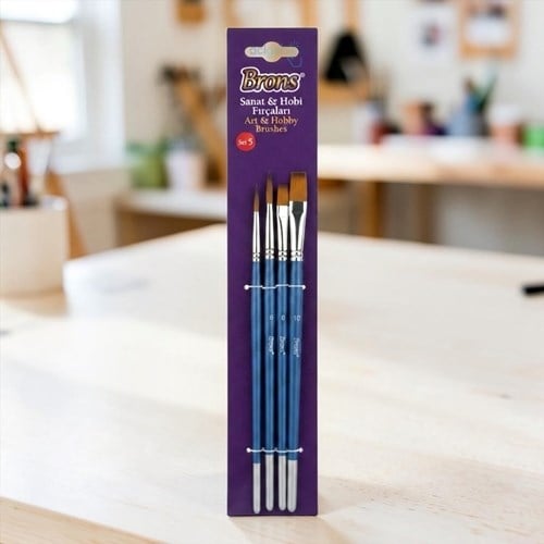 Brons Fırça Blister Set 5