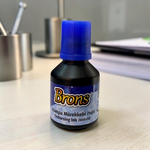Brons Istampa Mürekkebi 30cc Mavi