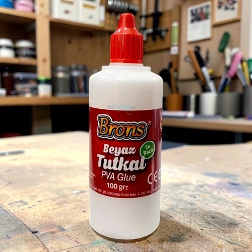 Brons Plastik Beyaz Tutkal 100 Gr.