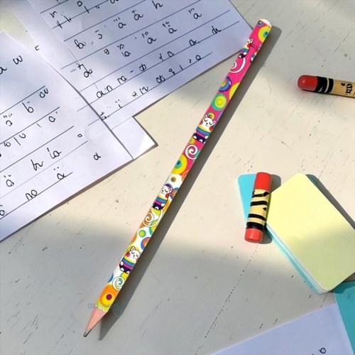 Bruno Visconti Kurşun Kalem Happygraphix Çizgifilm Kedi