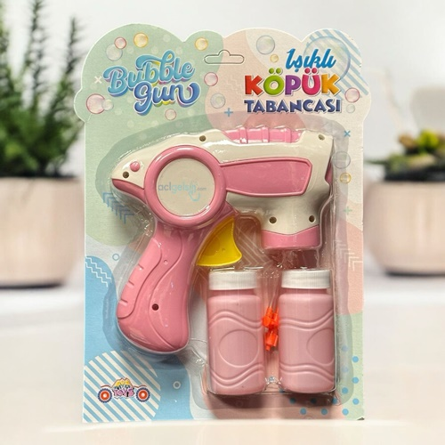 Bubble Gun Işıklı Köpük Tabancası 3+
