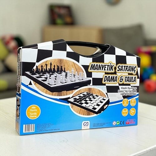 Ca Games Çantalı Manyetik 3'lü Oyun Seti