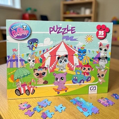 Ca Games Lıttlest Pet Shop Frame Puzzle 35 Parça