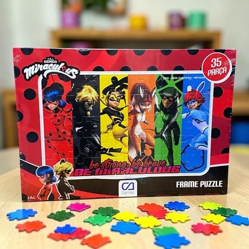 Ca Games Mıraculous Frame Puzzle 35 Parça