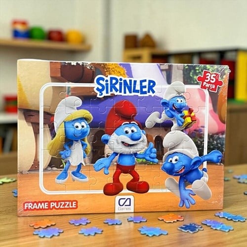 Ca Games Şirinler Frame Puzzle 35 Parça