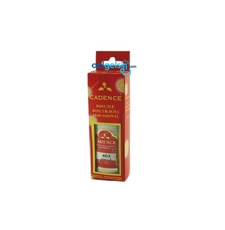 Cadence Boyutlu Boncuk Boya 501 Kirmizi 50 Ml