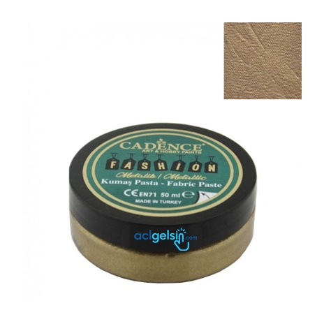 Cadence Fashıon Kumaş Pasta Metalik Fmp-03 Antik Altın 50ml