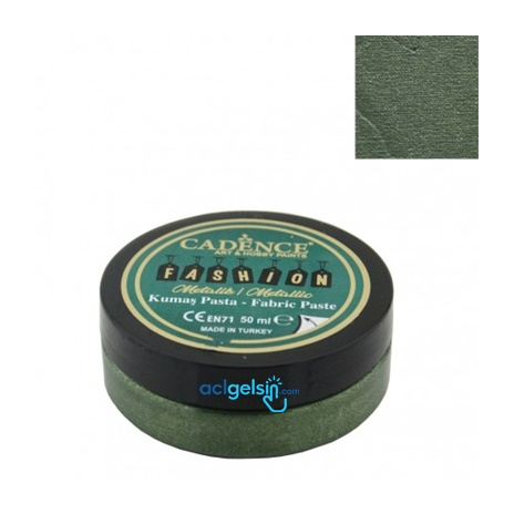Cadence Fashıon Kumaş Pasta Metalik Fmp-08 Yeşil 50ml