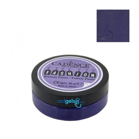 Cadence Fashıon Kumaş Pasta Opak Fp-07 Ultra Menekşe 50ml