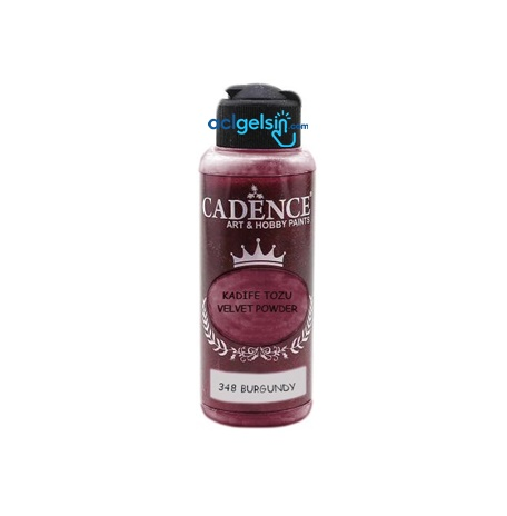 Cadence Kadife Tozu 120ml 348 Burgundy