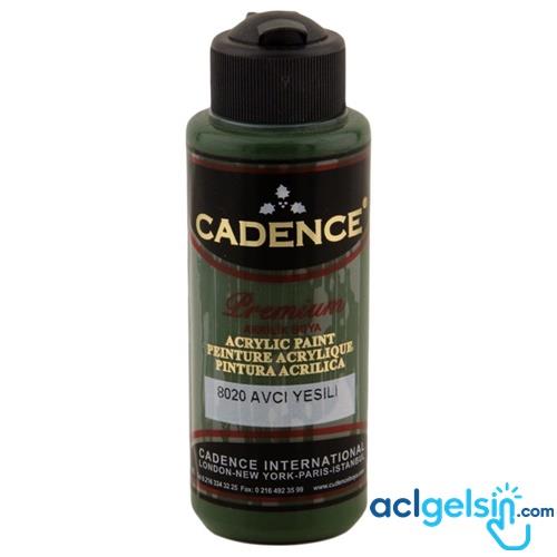 Cadence Premium Akrilik Boya Avcı Yeşili 120 Ml -8020