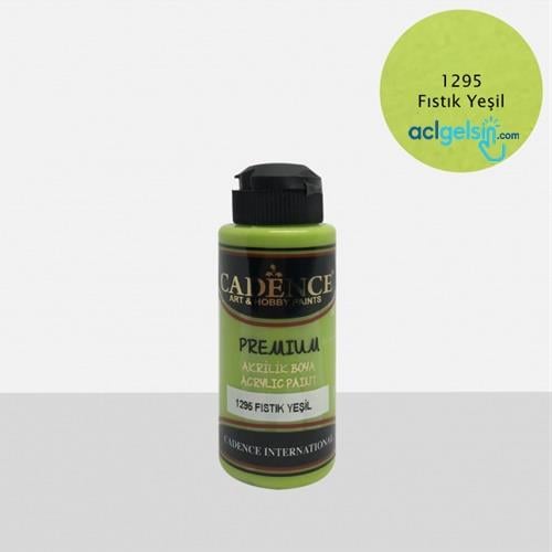 Cadence Premium Akrilik Boya Fıstık Yeşil 120 Ml -1295