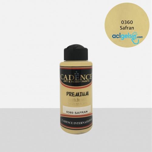 Cadence Premium Akrilik Boya Safran 120 Ml- 0360