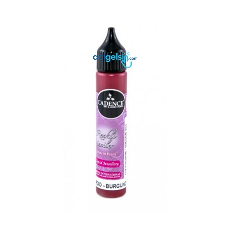 Cadence Renkli İnciler 565 Bordo 25 Ml