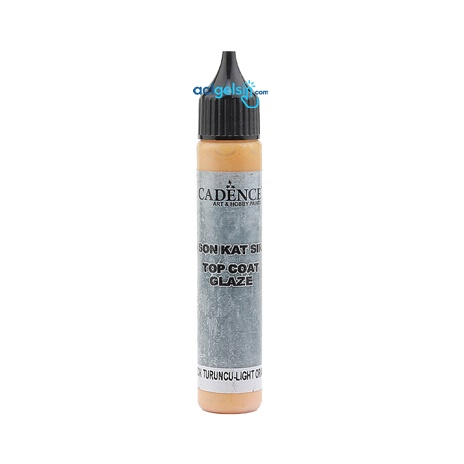 Cadence Son Kat Sır ( Top Coat Glaze) 028 Açık Turuncu