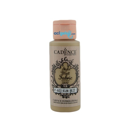 Cadence Style Matt Kumas Boyasi 59 Ml F-603 Kum Beji