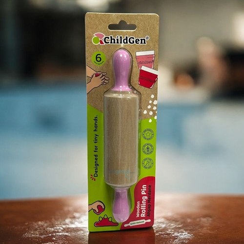 Chilgen Natural Merdane Ahşap - Pastel Pembe