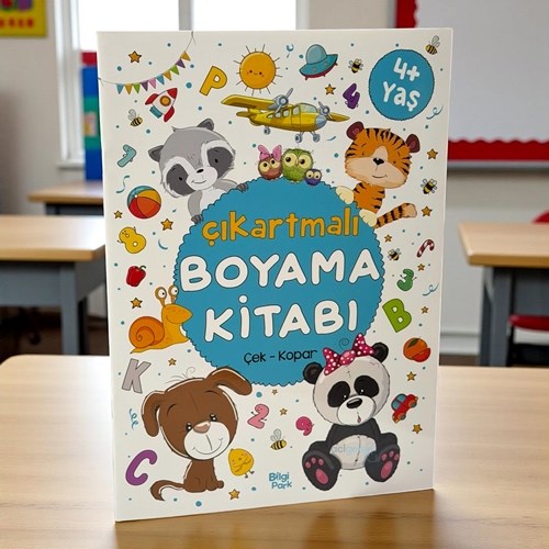 Çıkartmalı Boyama Kitabı / 4 Yaş +