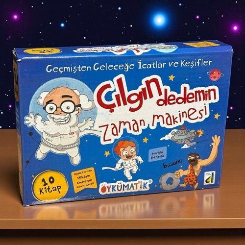 Çılgın Dedemin Zaman Makinesi-1: Geçmişten Geleceğe İcatlar Ve Keşifler (10 Kitap)