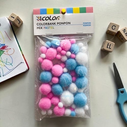 Colorbank Ponpon Mix Pastel Renkler