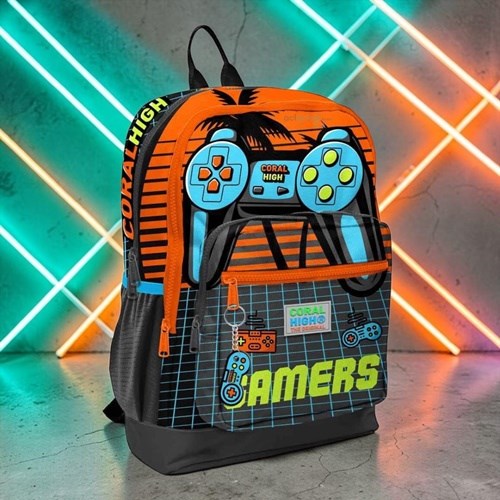 Coral High Gamers Okul Çantası