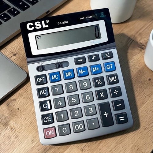 Csl 12 Hane Hesap Makinası Cs-2385