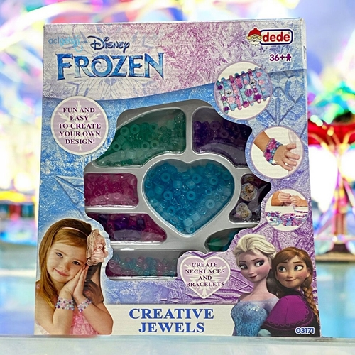 Dede Frozen Lisanslı Çantalı Boncuk Takı Seti