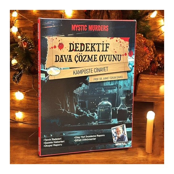 Dedektif Dava Çözme Oyunu Kampüste Cinayet