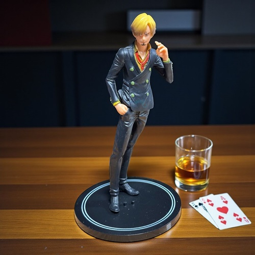 Dekoratif Büyük Boy One Piece Anime/manga Figür Vinsmoke Sanji